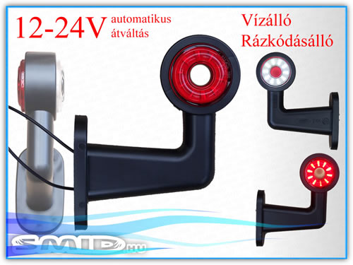 SLLEDGE 145 SMID LED Lámpa Szélességjelző utánfutó alkatrész